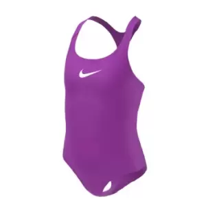 Image of Nike Swoosh Swimsuit Junior Girls - Purple