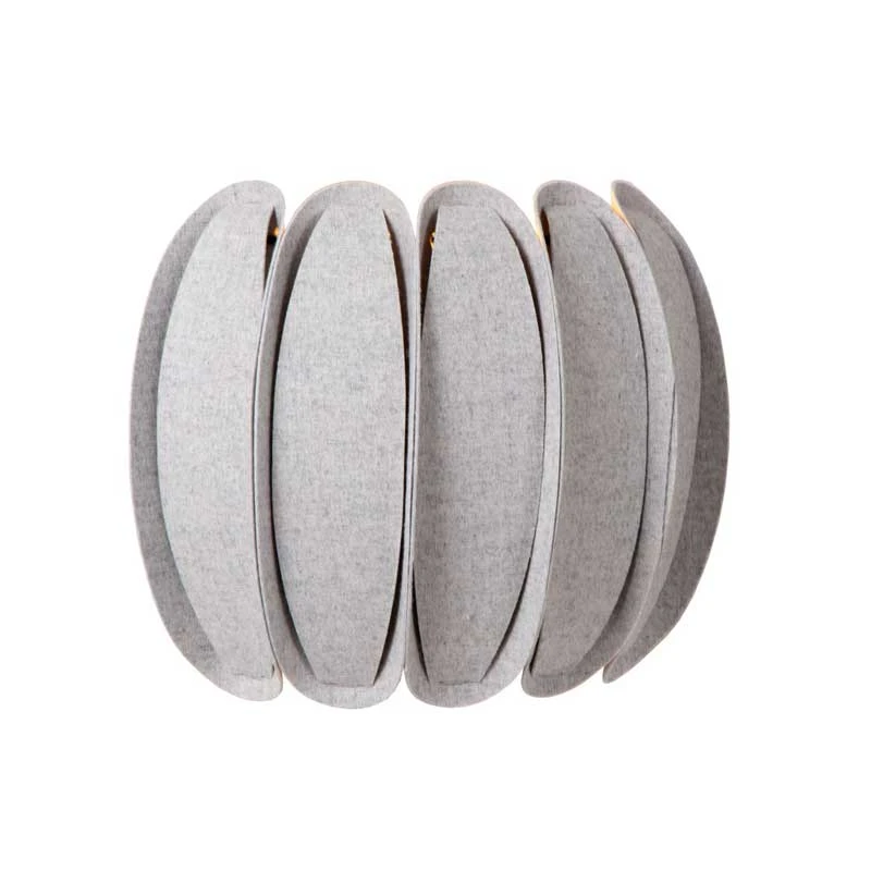 Image of Lucide Lucide 'SPENCER' Modern Dimmable Stylish Indoor Decorative Wall Light 1xE27 Grey