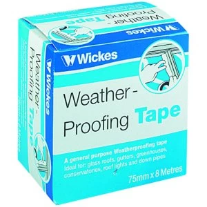 Image of Wickes General Purpose Weatherproofing Tape 76mm x 8m
