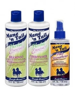 Image of Mane 'N Tail Herbal Essentials Shampoo, Herbal Essentials Conditioner & Hair Strengthener