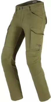 Image of Spidi TexTech Pathfinder Cargo Motorcycle Textile Pants, green, Size 38, green, Size 38