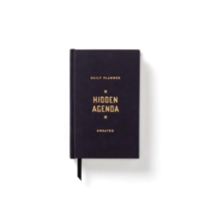 Image of Hidden Agenda Undated Mini Planner. Diary or journal. By Brass Monkey, Galison Books