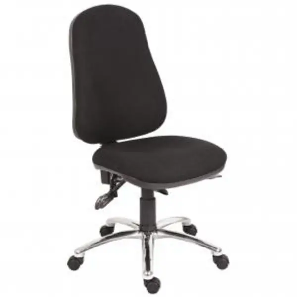 Image of Teknik Office Ergo Comfort Black Fabric High Back Executive Operator TNK9500BLKR500