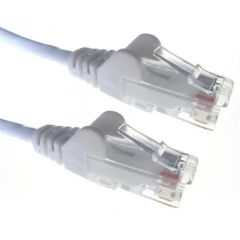 Image of Zexum White RJ45 Cat6 High Quality LSZH 24AWG Stranded Snagless UTP Ethernet Network LAN Patch Cable - 1.5 Meter
