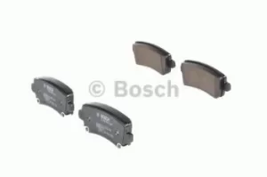 Image of Bosch 0986494297 BP1233 Brake Pad Set Disc Brake Rear Axle