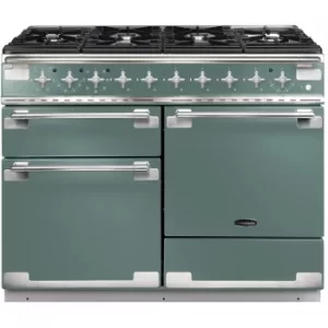 Image of Rangemaster ELS110DFFMG/ Elise 110 Dual Fuel Cooker, Mineral Green