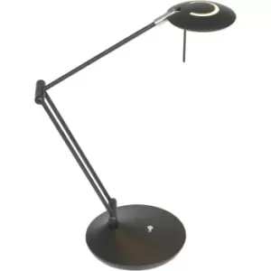 Image of Sienna Zodiac LED Desk Task Lamp Black Matt, Plastic Matt