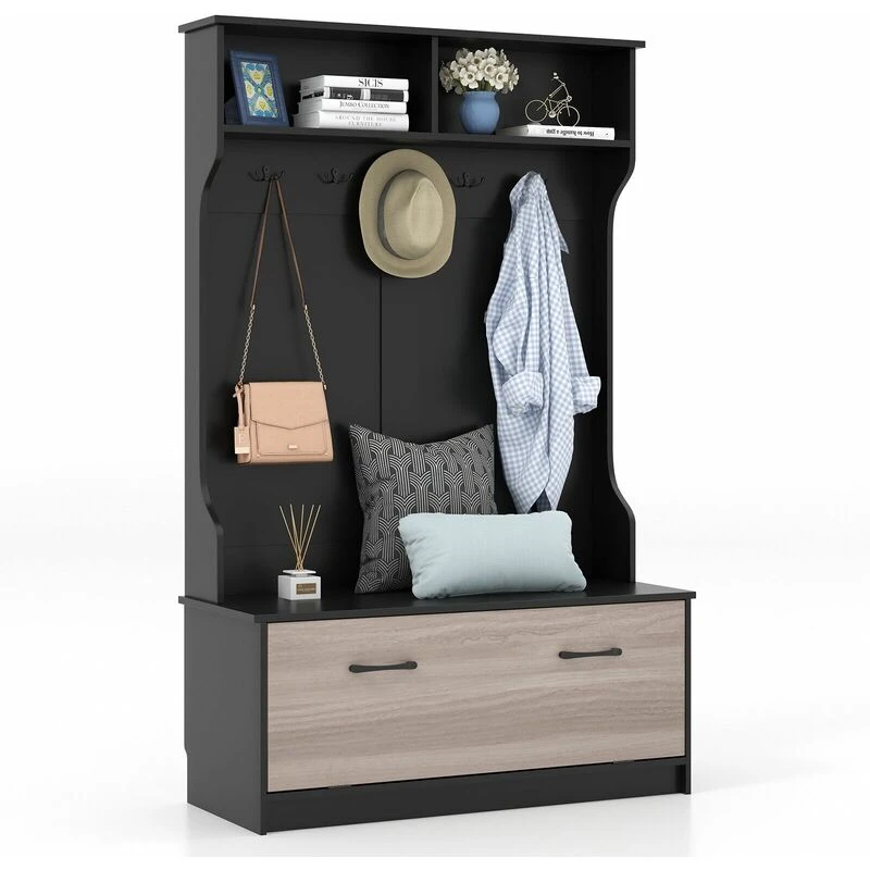 Image of COSTWAY 16 Ton Hydraulic Crimper Wire Battery Cable Lug Terminal Crimper Yellow