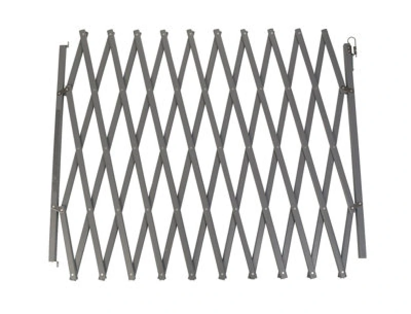 Image of Bettacare Expandable Pet Barrier Xl, 60Cm - 230Cm, Grey, Wooden, Retractable Dog Safety Gate, Barrier For Puppy And Dog
