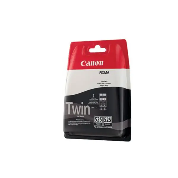 Image of Canon PGI-525 Inkjet Cartridge Twin Pack Black 4529B017 4529B017