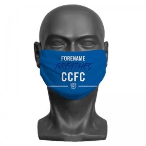 Image of Personalised Breathes Cardiff City FC Face Mask