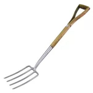Image of Rolson Stainless Steel Digging Fork with Ash Handle