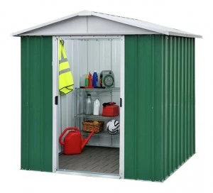 Image of Yardmaster Metal Garden Shed - 6 x 5ft
