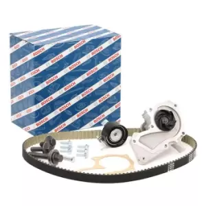 Image of Bosch Water Pump + Timing Belt Kit 1 987 946 953 FORD,MAZDA,VOLVO,Fiesta Mk6 Schragheck (JA8, JR8),Fiesta Mk5 Schragheck (JH1, JD1, JH3, JD3)