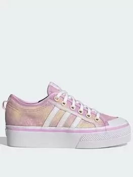 Image of adidas Originals Nizza Platform - Lilac Size 6, Women