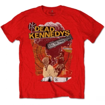 Image of Dead Kennedys - Kill The Poor Unisex Medium T-Shirt - Red