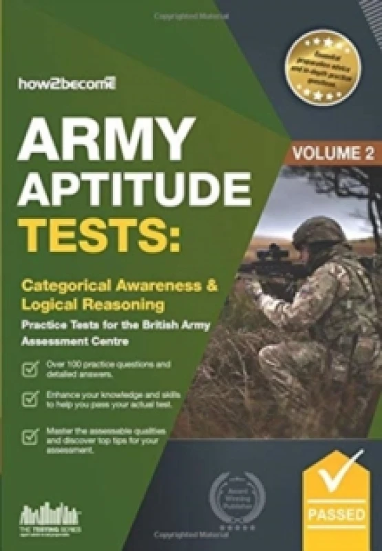 Image of Army Aptitude Tests: : Categorical Awareness & Logical Reasoning for the British Army Assessment Centre Paperback / softback