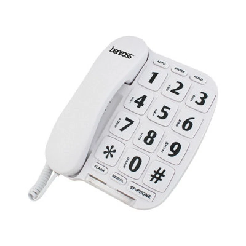Image of Benross Jumbo Button Telephone - White 44580