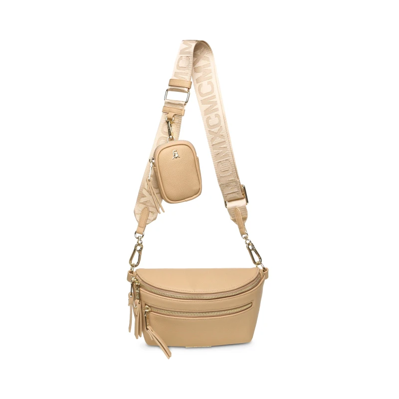 Image of Steve Madden Womens Cross Body Bags ALMOND female One Size