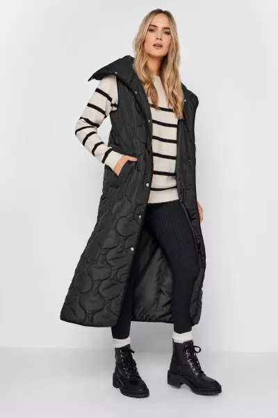 Image of Quilted Longline Gilet