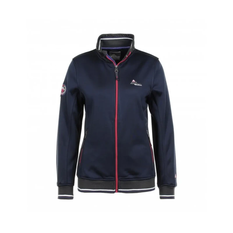Image of Peak Mountain Womens fleece shell jacket Peak Mountain Acreen Bleu Female M ACREEN/WZ-MARINE