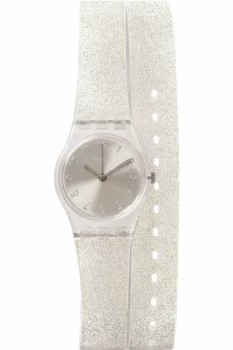 Image of Ladies Swatch Lady - Silver Glistar Watch LK343