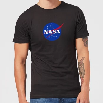 Image of NASA Logo Insignia T-Shirt - Black - 4XL - Black