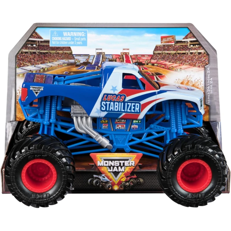 Image of Monster Jam Lucas Stabilizer Monster Truck Die-Cast 1:24 Scale