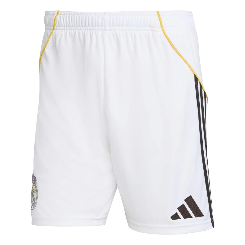 Image of adidas Real Madrid Home Shorts 2025 2026 Adults White male XL