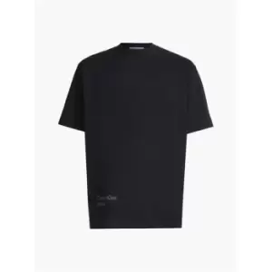 Image of Calvin Klein Jeans Blurred Colored Address Tee - Black