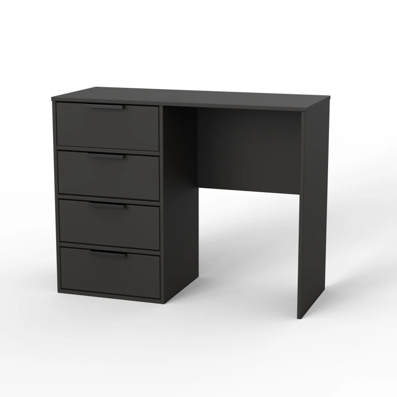 Image of Fuji 4 Drawer Vanity In Graphite (Ready Assembled)