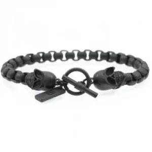 Image of Mens Icon Brand Base metal Tokens Bracelet