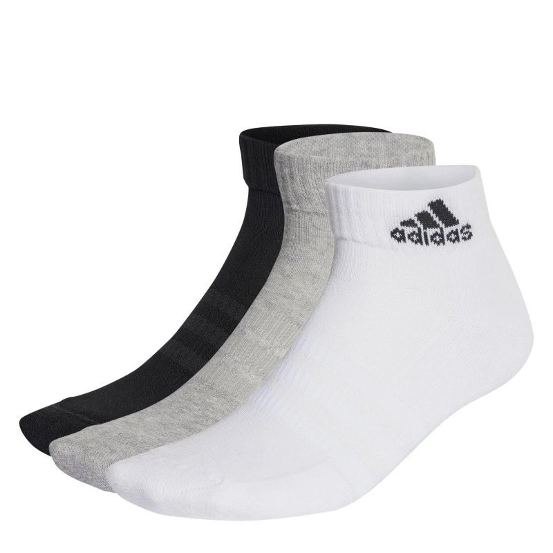 Image of adidas Cushioned Sportswear Ankle Socks 3 Pairs - Multi Multi 1 - 6