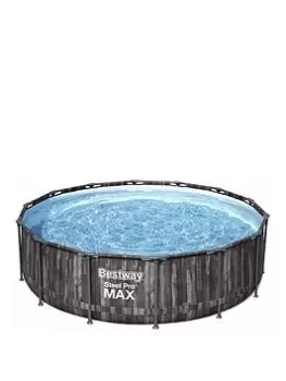 Image of Bestway 14' X 42" Steel Pro Frame Stone Pool