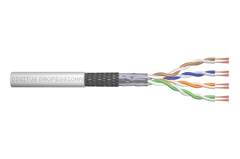 Image of Digitus CAT 5e SF/UTP twisted pair patch cord. raw