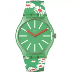 Image of Unisex Swatch Meadow Flowers New Gent Biosourced Watch