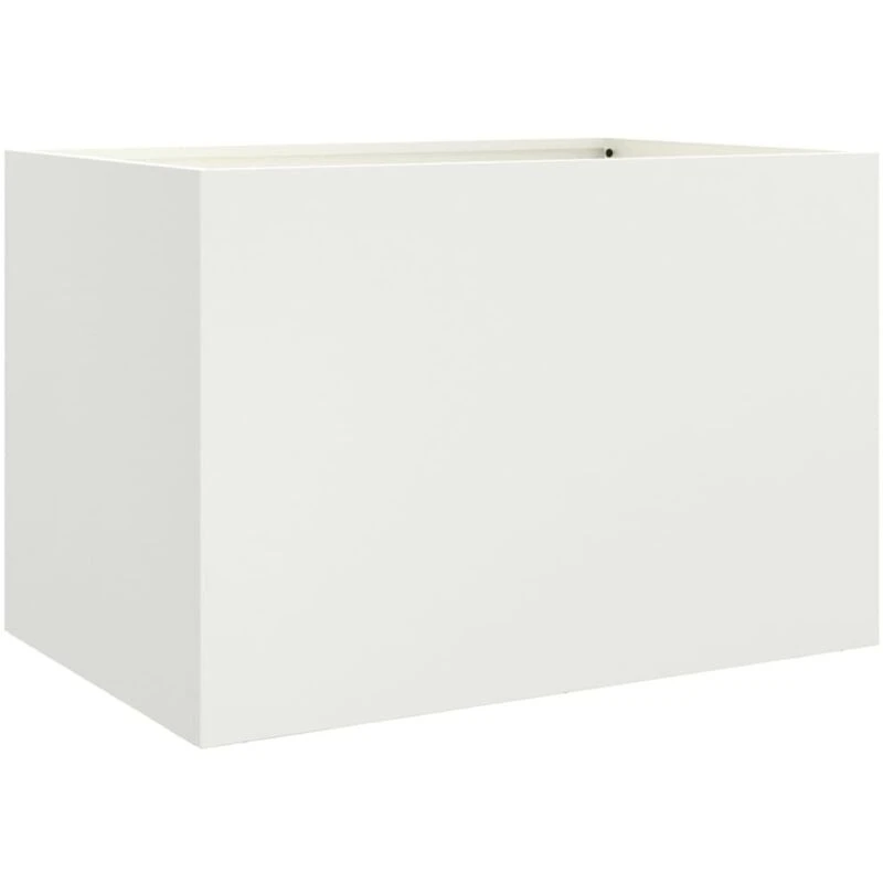 Image of VIDAXL Planter White 62x40x39cm Steel Vidaxl 8721012364547