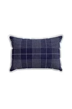 Image of 'Hamptons Check' Cotton Cushion