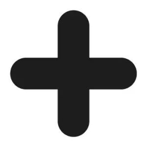 Image of 'X Symbol' Floor Signal, Black, (300mm x 300mm), Pack of 10