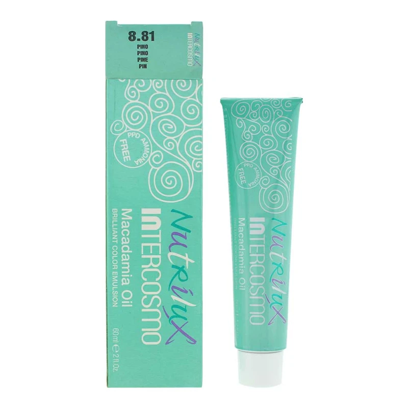 Image of Intercosmo Nutrilux Macadamia Oil 8.81 Pine Hair Colour 60ml