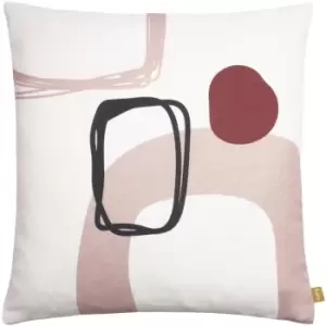 Image of Furn Aida Recycled Cushion Cover (43cm x 43cm) (Blush)