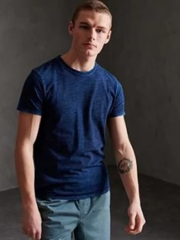 Image of Superdry Denim Goods Co Texture T-Shirt, Indigo Size M Men