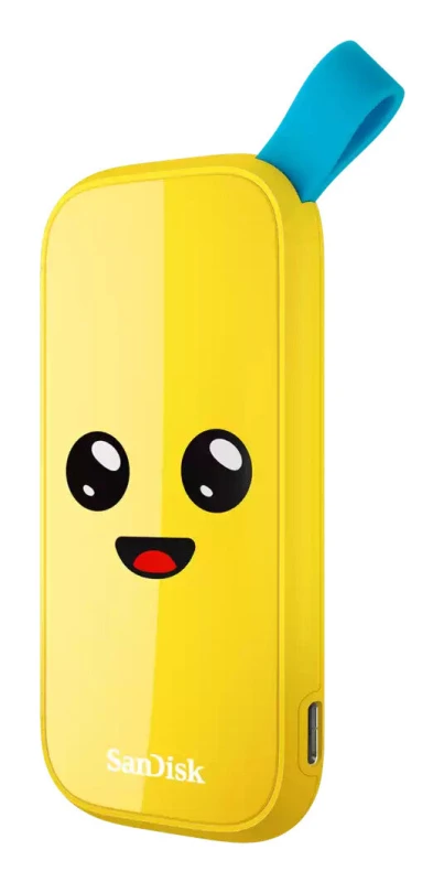 Image of SanDisk SanDisk SDSSDE30-1T00-G25F external solid state drive 1TB USB Type-C 3.2 Gen 2 (3.1 Gen 2) Yellow SDSSDE30-1T00-G25F