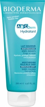 Image of Bioderma ABCDerm Hydratant - Moisturising Mild Milk Care 200ml
