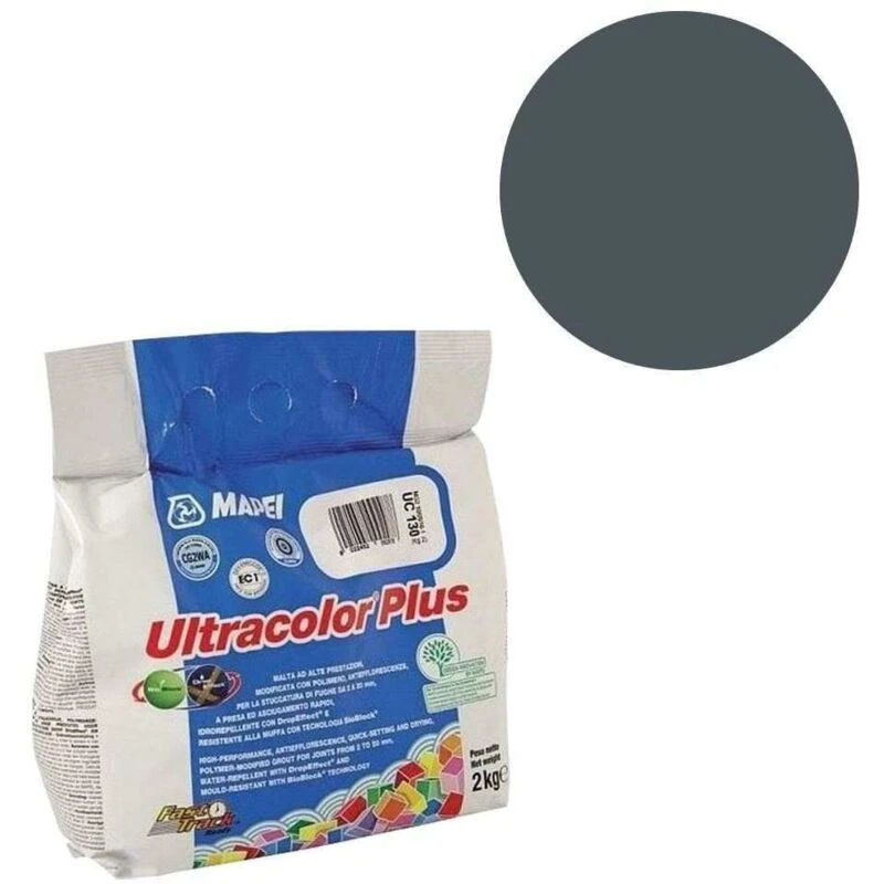 Image of MAPEI Mapei Ultracolor Plus Grout 114 Anthracite 2kg BMU1142