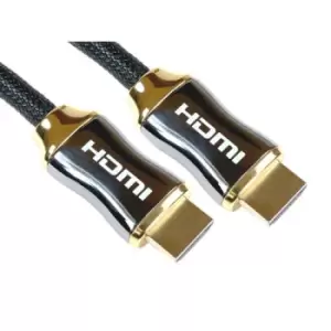 Image of Cables Direct HDMI/HDMI M/M 0.5m HDMI cable HDMI Type A (Standard) Black Gold