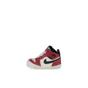 Image of Jordan Jordan 1 Crib Bootie, Varsity Red/Black-Sail, Unisex, Trainers toddler, AT3745-612