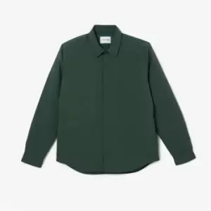 Image of Lacoste Mens Water-Resistant Overshirt Size 18 - 46 Green