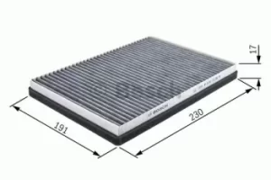 Image of Bosch 1987432066 Cabin Filter M2066