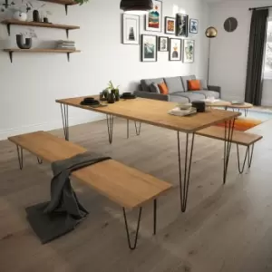 Image of 710MM 3 PIN HAIRPIN LEG MATT BLACK.